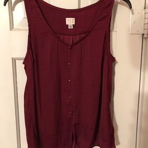 Sleeveless blouse